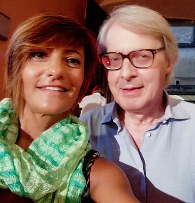Carla Pistola in the Studio: CON IL CRITICO D'ARTE VITTORIO SGARBI
