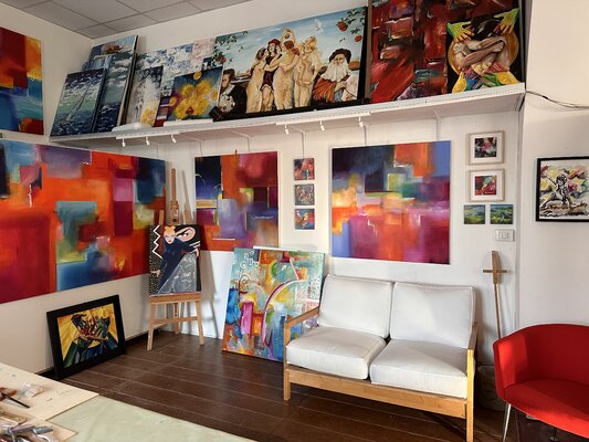 Carla Pistola in the Studio: My new studio
