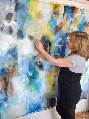 Susan Wooler in the Studio