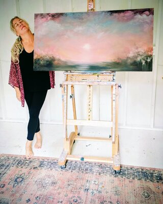 Jennifer Baker in the Studio