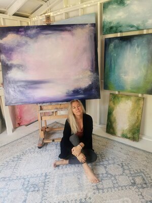 Jennifer Baker in the Studio