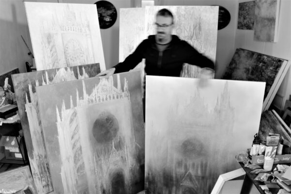 Wayne Sleeth in the Studio