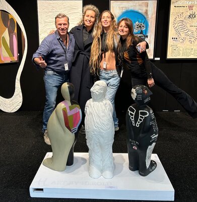 Herold Van den Berg in the Studio: HappyGerrit Co-Creation for diversity during ArtLaren  2024