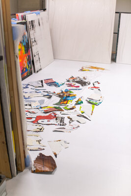 Maike Barbara Maier in the Studio: Paperwork für AD COLUMN
