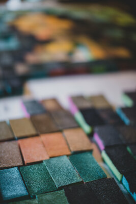 Maike Barbara Maier in the Studio: preparing Mona Lisa | Foto: MACAMOCA