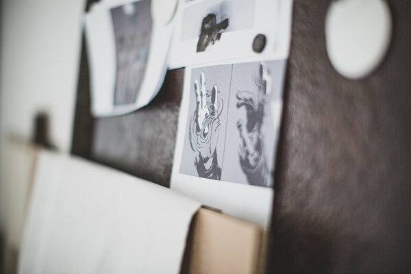 Maike Barbara Maier in the Studio: Moodboard | Foto: MACAMOCA