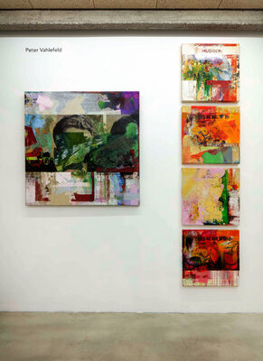 Peter Vahlefeld in the Studio: Installation View
