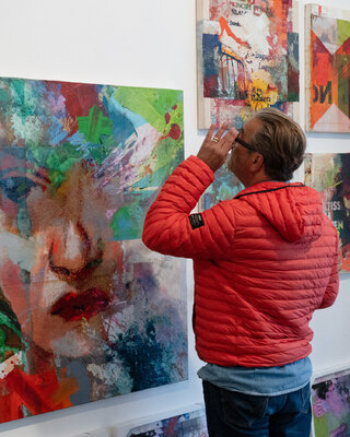 Peter Vahlefeld in the Studio: Open Art Munich