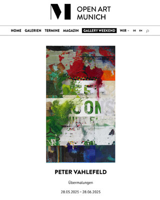Peter Vahlefeld in the Studio: Open Art Munich