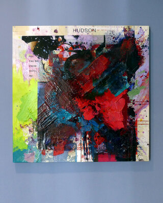 Peter Vahlefeld in the Studio: Von Fraunberg Art Gallery, Düsseldorf