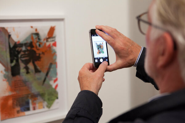 Peter Vahlefeld in the Studio: Installation View