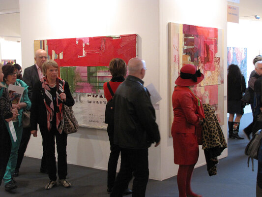 Peter Vahlefeld in the Studio: Art Karlsruhe