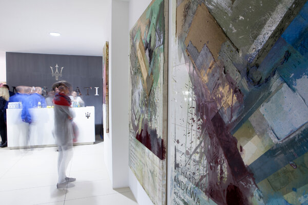Peter Vahlefeld in the Studio: Installation View