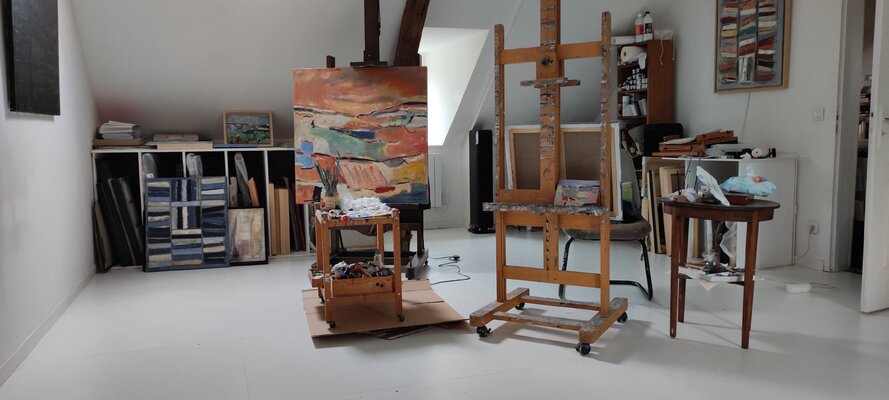 Sophie Dumont in the Studio: atelier de Langrune
