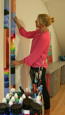 Sophia Heeres in the Studio