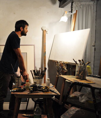 Yamil Picco in the Studio