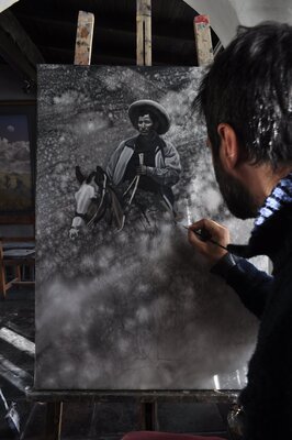 Yamil Picco in the Studio