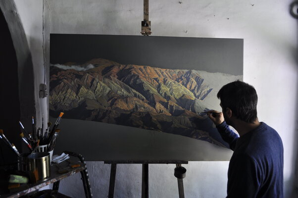 Yamil Picco in the Studio