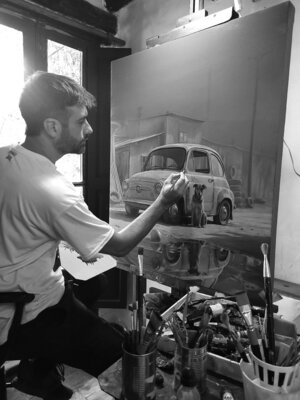 Yamil Picco in the Studio