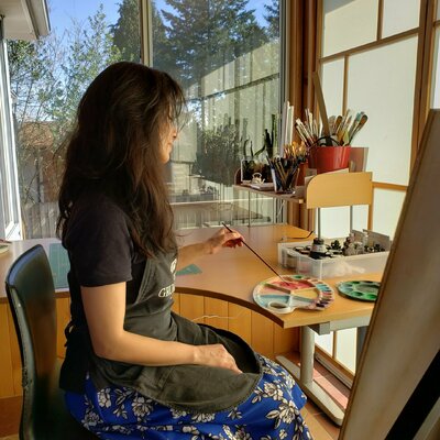 Alexandra Swistak in the Studio