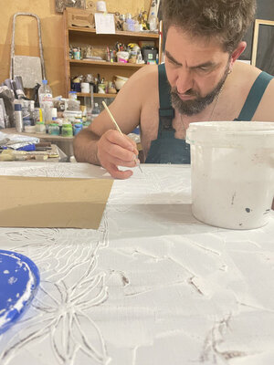 Vasili Zianko in the Studio