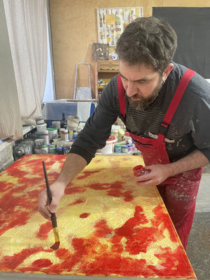 Vasili Zianko in the Studio