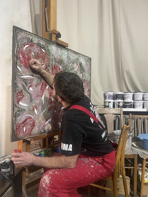 Vasili Zianko in the Studio