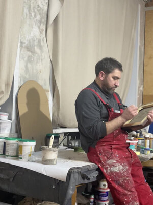 Vasili Zianko in the Studio