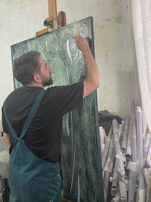 Vasili Zianko in the Studio