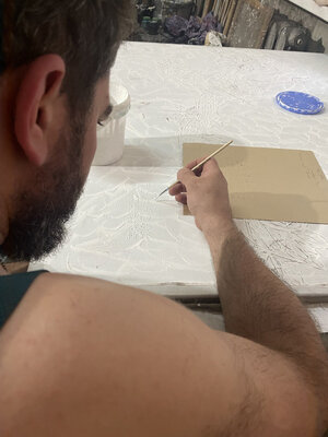 Vasili Zianko in the Studio