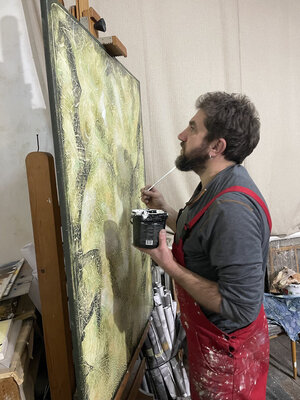 Vasili Zianko in the Studio