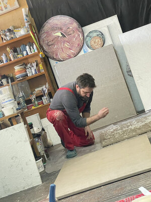 Vasili Zianko in the Studio