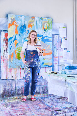 Claudia Dietschi in the Studio