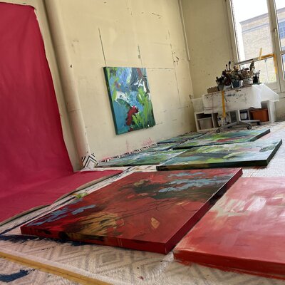 Claudia Dietschi in the Studio