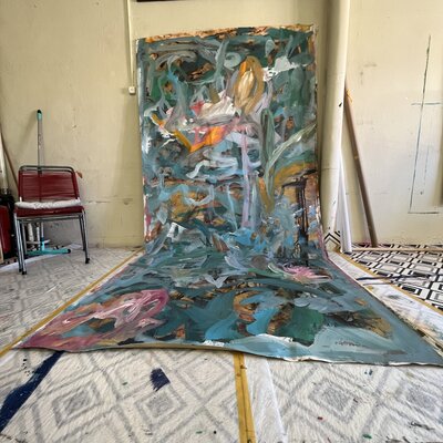 Claudia Dietschi in the Studio
