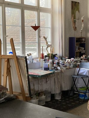 Magdalena Oppelt in the Studio