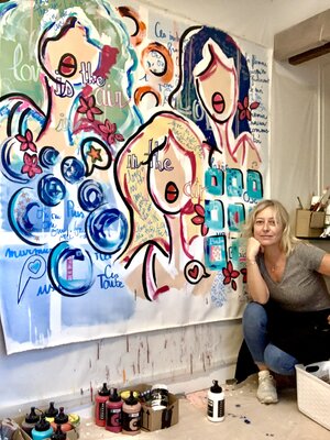 Caroline Montigneaux in the Studio: Octobre 2023
