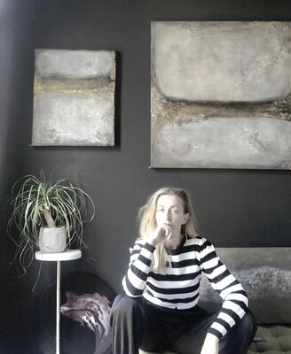 Patrizia Martiradonna in the Studio