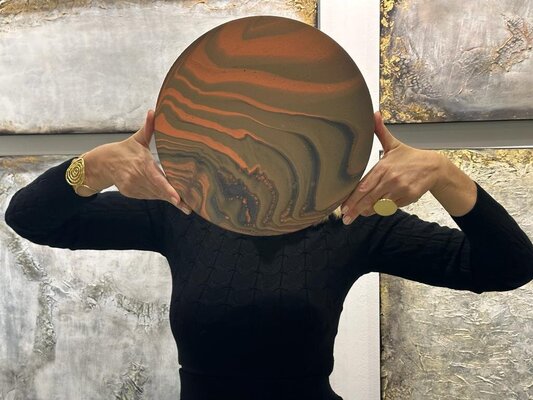 Patrizia Martiradonna in the Studio