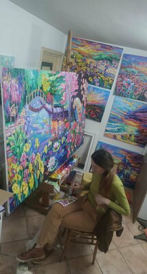 Vanya Georgieva in the Studio
