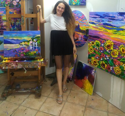Vanya Georgieva in the Studio