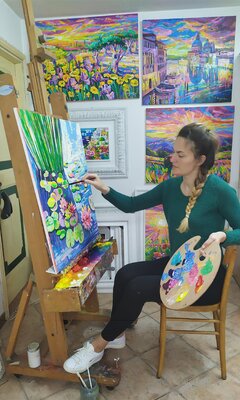 Vanya Georgieva in the Studio