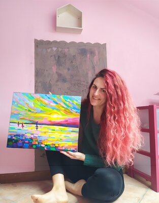 Vanya Georgieva in the Studio
