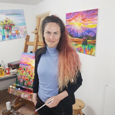 Vanya Georgieva in the Studio
