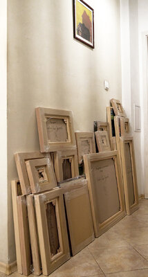 Galia Chuntova in the Studio: Before my current exhibition in Sofia, Bulgaria.