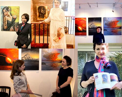 Julia (Iuliia) Tokar in the Studio: exhibitions, interwiew, presse