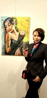 Julia (Iuliia) Tokar in the Studio: exhibition in vienna