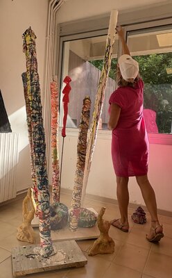 PatMoli in the Studio: mes arbres en équilibre