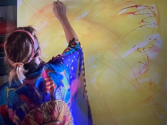 PatMoli in the Studio: Pat et Gren star au Grand Palais , Paris, Art Capital2019
