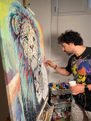 Hani Badawi Leo in the Studio